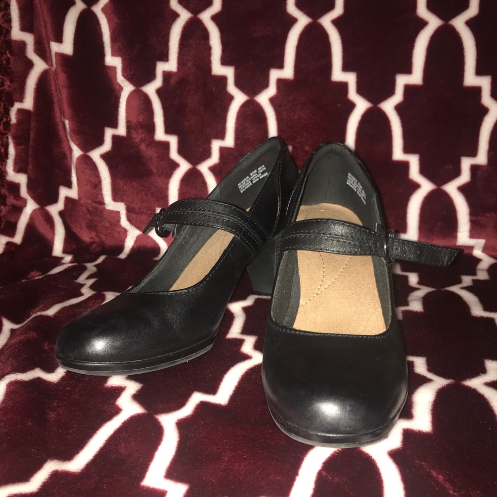 Black Strap Heels